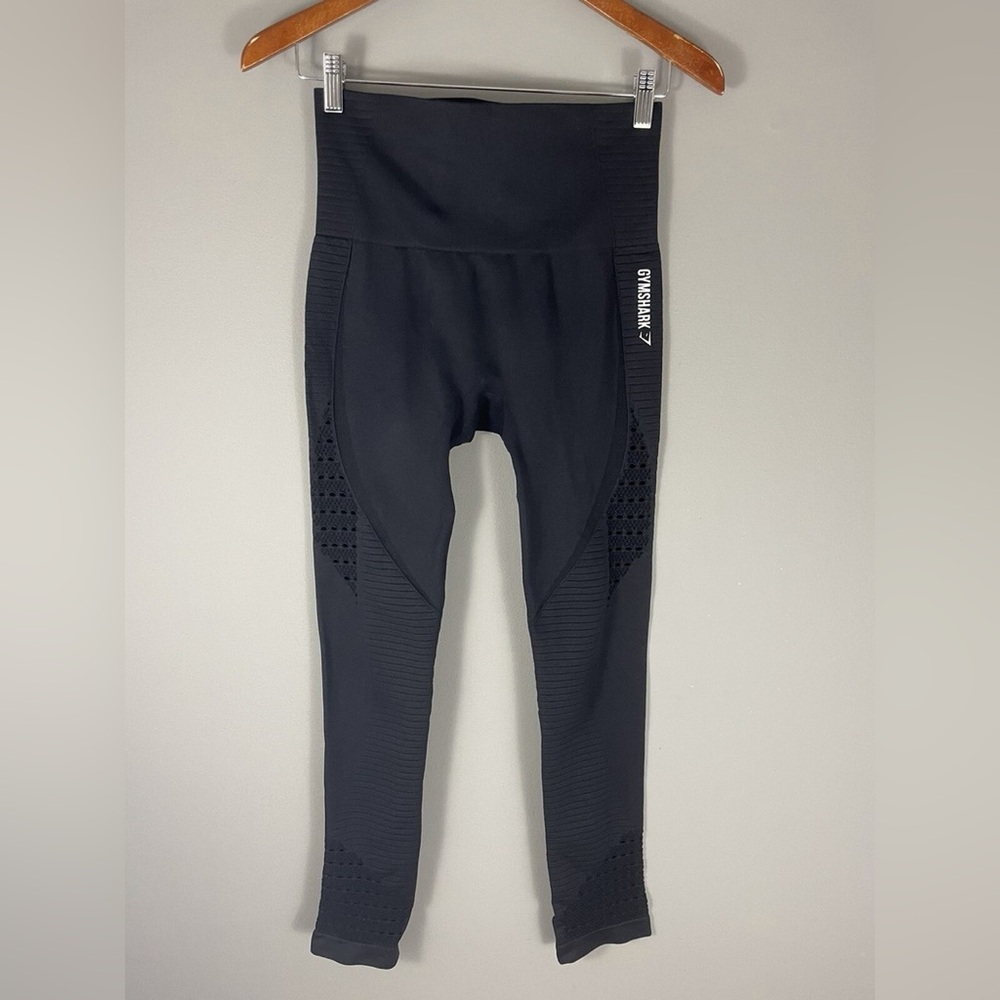 Gymshark Black Textured Leggings